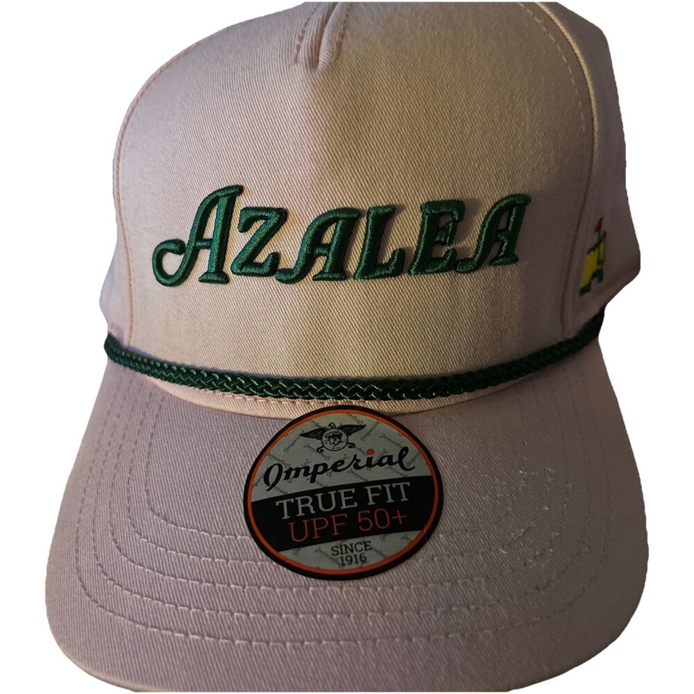 2025 Masters AZALEA Pink Embroidered Rope Hat Snapback Golf Azaleas Cap